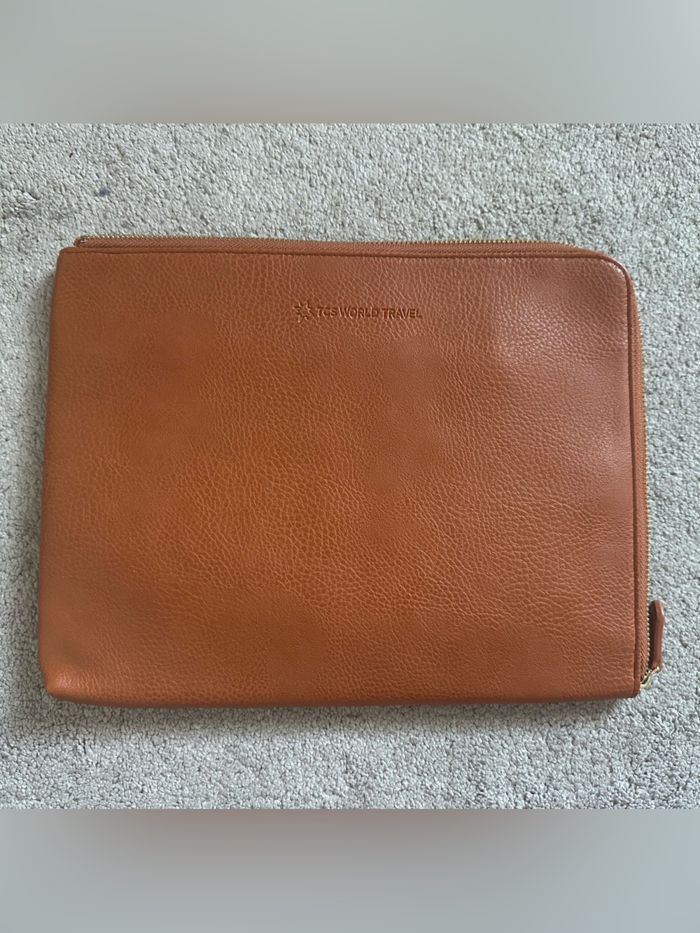 Leather TCS World Travel Document Organizer